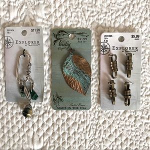 Jewelry charms and beadwork pieces